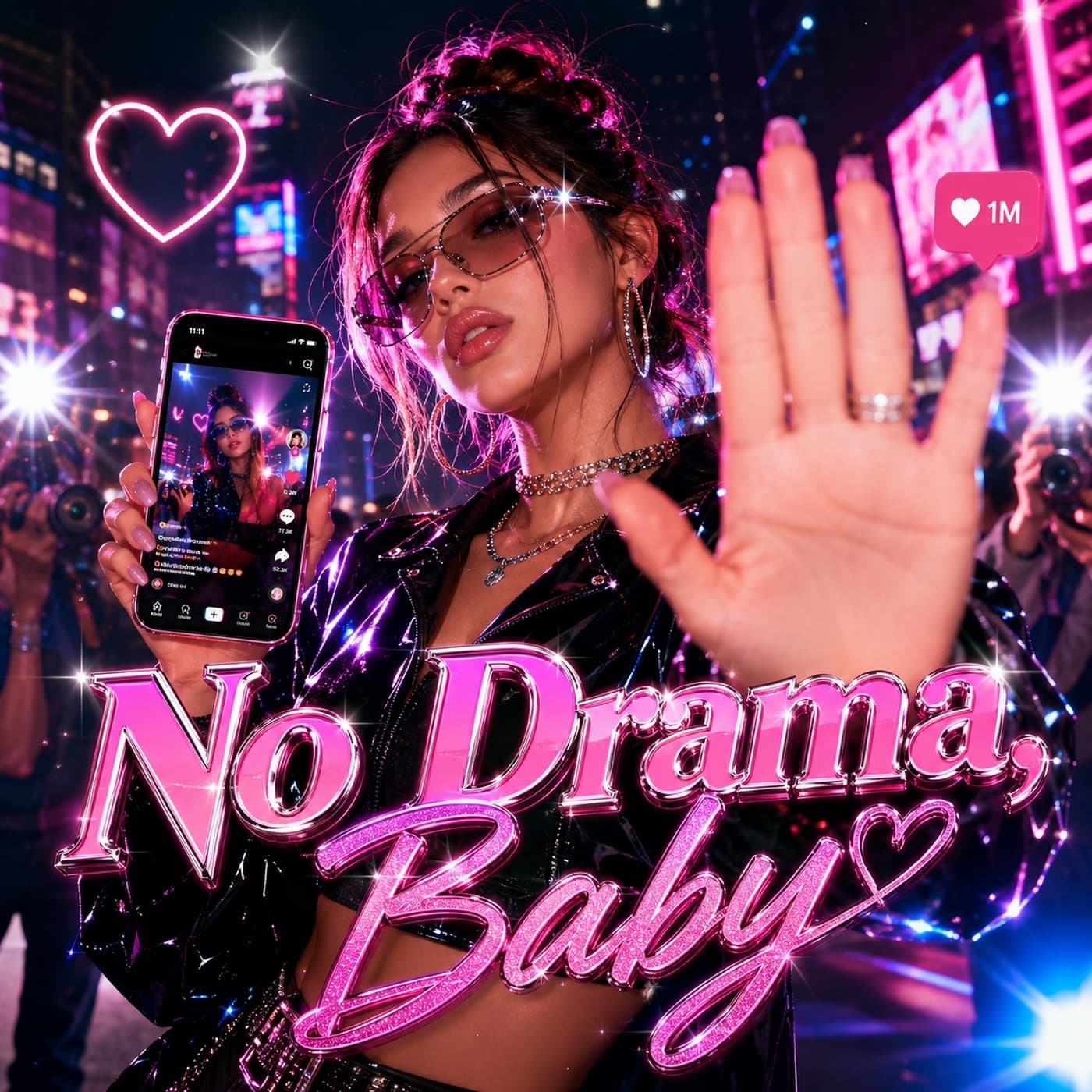 Обложка песни «No drama, baby»